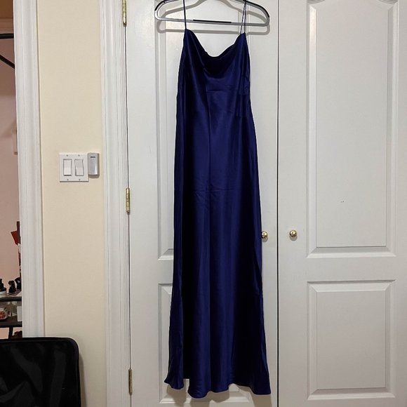 Vintage Dresses & Skirts - Vintage Satin Evening Dress